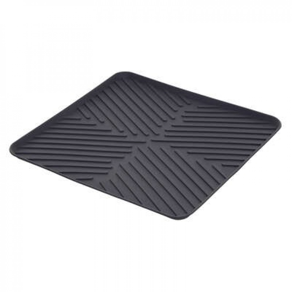 Draining mat, 5FIVE, 30.5 x 30,5 cm, Dark Grey in the group Storage / Kitchen storage / Dish racks and sink accessories at SmartaSaker.se (40423)