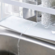Bottle & sponge holder, TOWER SINK ORGANIZER, Yamazaki, White Bottle & sponge holder, TOWER SINK ORGANIZER, Yamazaki, White