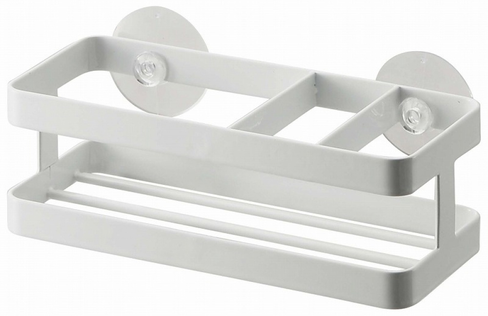 Dishwashing liquid & sponge holder, TOWER, 18 × 8 × H 6 cm, Yamazaki, White in the group Storage / Kitchen storage / Dish racks and sink accessories at SmartaSaker.se (40425)