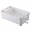 Dish Rack, TOWER COMPACT, 38 x 24 x H 13 cm, Yamazaki, White Dish Rack, TOWER COMPACT, 38 x 24 x H 13 cm, Yamazaki, White