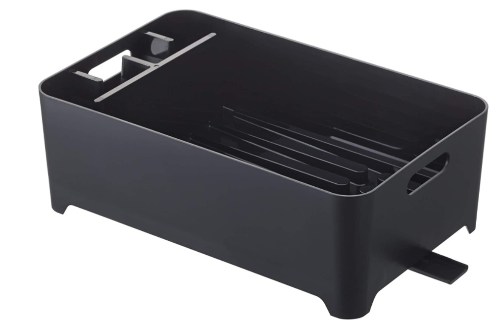 Dish Rack, TOWER COMPACT, 38 x 24 x H 13 cm, Yamazaki, Black in the group Storage / Kitchen storage / Dish racks and sink accessories at SmartaSaker.se (40436)