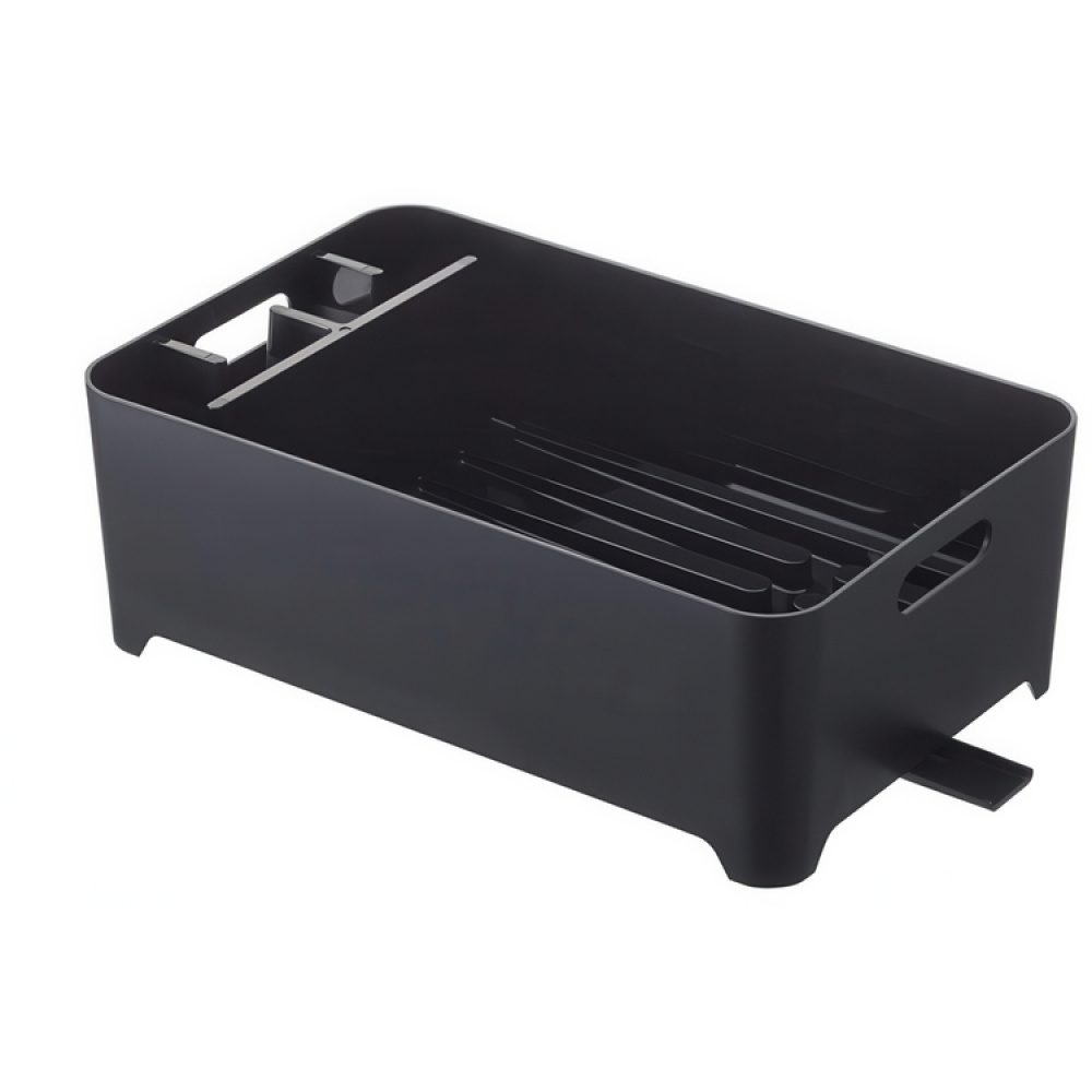 Dish Rack, TOWER COMPACT, 38 x 24 x H 13 cm, Yamazaki, Black in the group Storage / Kitchen storage / Dish racks and sink accessories at SmartaSaker.se (40436)