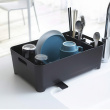 Dish Rack, TOWER COMPACT, 38 x 24 x H 13 cm, Yamazaki, Black Dish Rack, TOWER COMPACT, 38 x 24 x H 13 cm, Yamazaki, Black