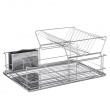 Dish Rack, in stainless steel, INOX, 47 x 33 x H 23 cm, Silver Dish Rack, in stainless steel, INOX, 47 x 33 x H 23 cm, Silver