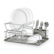Dish Rack, in stainless steel, INOX, 47 x 33 x H 23 cm, Silver Dish Rack, in stainless steel, INOX, 47 x 33 x H 23 cm, Silver