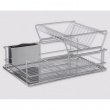 Dish Rack, in stainless steel, INOX, 47 x 33 x H 23 cm, Silver Dish Rack, in stainless steel, INOX, 47 x 33 x H 23 cm, Silver