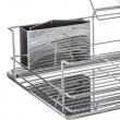 Dish Rack, in stainless steel, INOX, 47 x 33 x H 23 cm, Silver Dish Rack, in stainless steel, INOX, 47 x 33 x H 23 cm, Silver