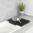 Dish Rack with Drip Mat, NELIA, 34 x 40 x H 25 cm, Black Dish Rack with Drip Mat, NELIA, 34 x 40 x H 25 cm, Black