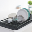 Dish rack with cutlery basket, Brabantia