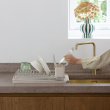 Dish rack with cutlery basket, Brabantia