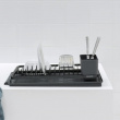 Dish rack with cutlery basket, Brabantia