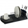 Dish Rack with cutlery basket, Extra Narrow, BASIC, 47,5 x 26,5 x H11 cm, Black Dish Rack with cutlery basket, Extra Narrow, BASIC, 47,5 x 26,5 x H11 cm, Black