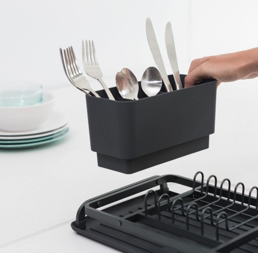 Slim dish rack, Brabantia in the group Storage / Kitchen storage / Dish racks and sink accessories at SmartaSaker.se (40441)