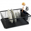 Dish Rack with cutlery basket, Metal, DRIP RACK, 36 x 30 x H 15 cm
