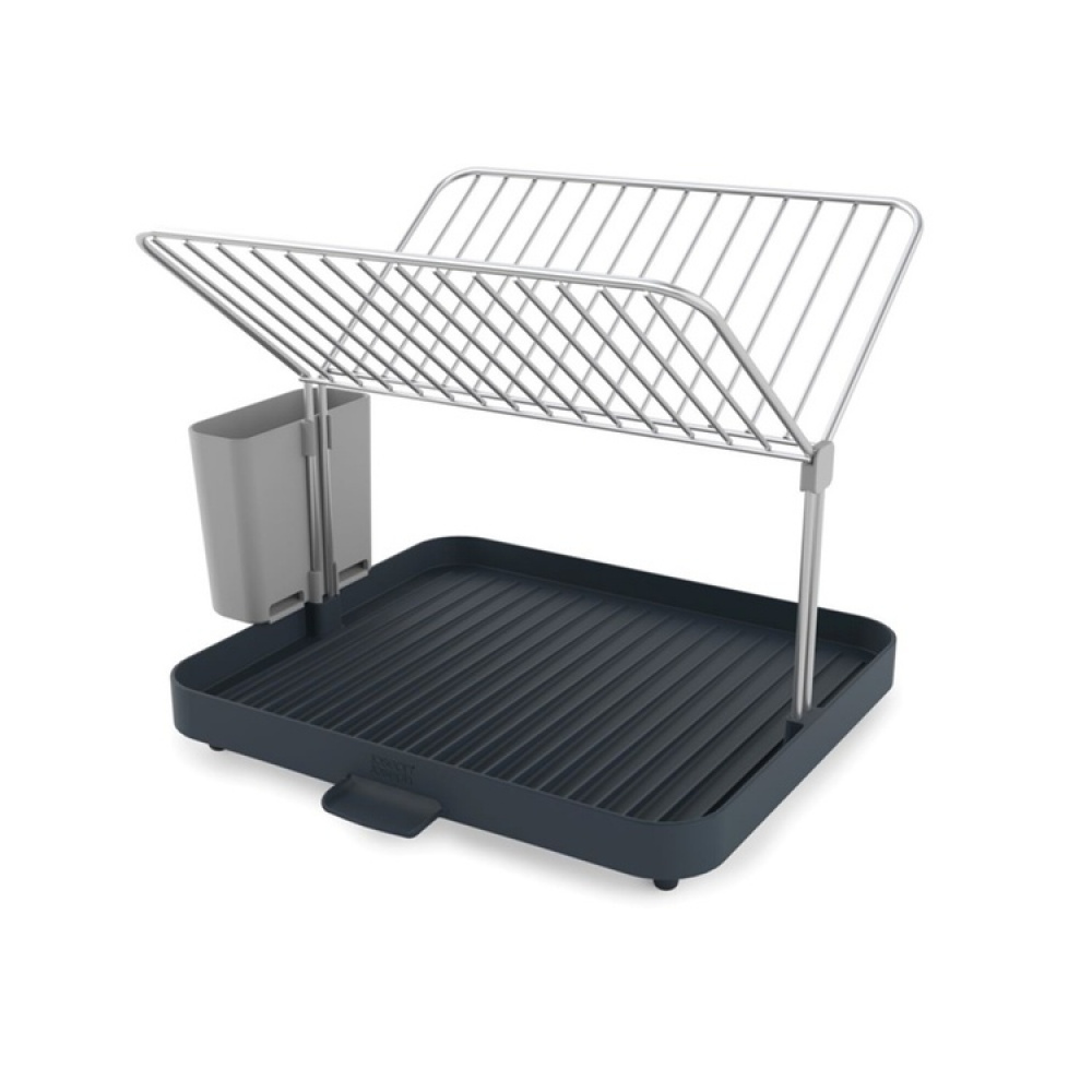 Dish drainer with utensil pot, Y-RACK, 36 x 31 x 29 cm, Joseph Joseph, Grey / Silver in the group Storage / Kitchen storage / Dish racks and sink accessories at SmartaSaker.se (40443)
