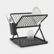 Dish Rack, BRABANTIA COMPACT FOLDABLE DISH RACK, 33 x 37 x H 31,5 cm, Dark Grey Dish Rack, BRABANTIA COMPACT FOLDABLE DISH RACK, 33 x 37 x H 31,5 cm, Dark Grey