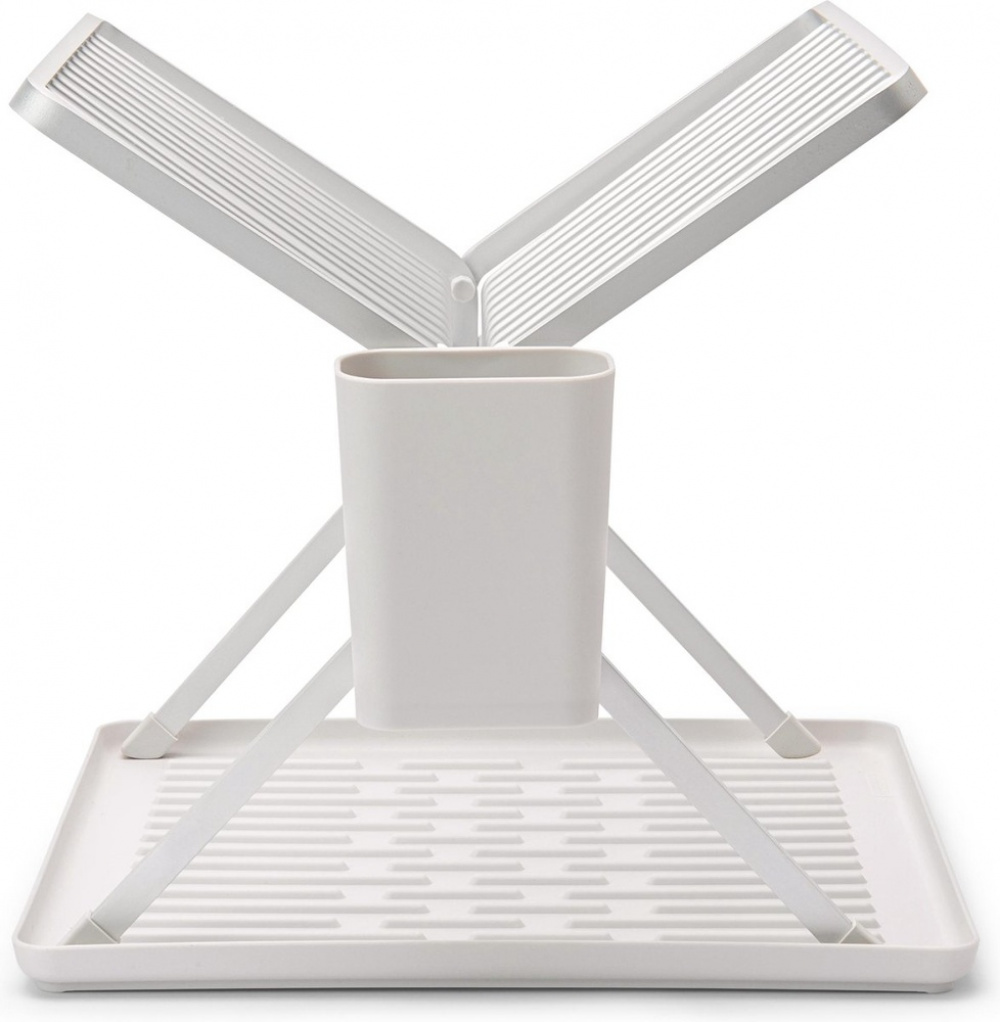 Dish Rack, BRABANTIA COMPACT FOLDABLE DISH RACK, 33 x 37 x H 31,5 cm, Light Grey in the group Storage / Kitchen storage / Dish racks and sink accessories at SmartaSaker.se (40456)