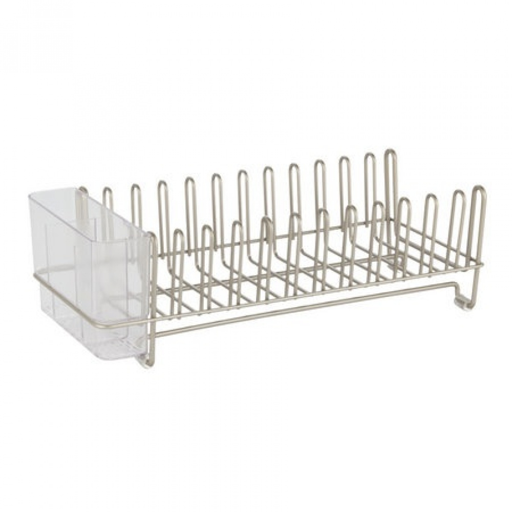 Dish rack, Compact, ID CLASSICO DRAINER, 30,5 x 13,5 x H10 cm, Silver in the group Storage / Kitchen storage / Dish racks and sink accessories at SmartaSaker.se (40458)