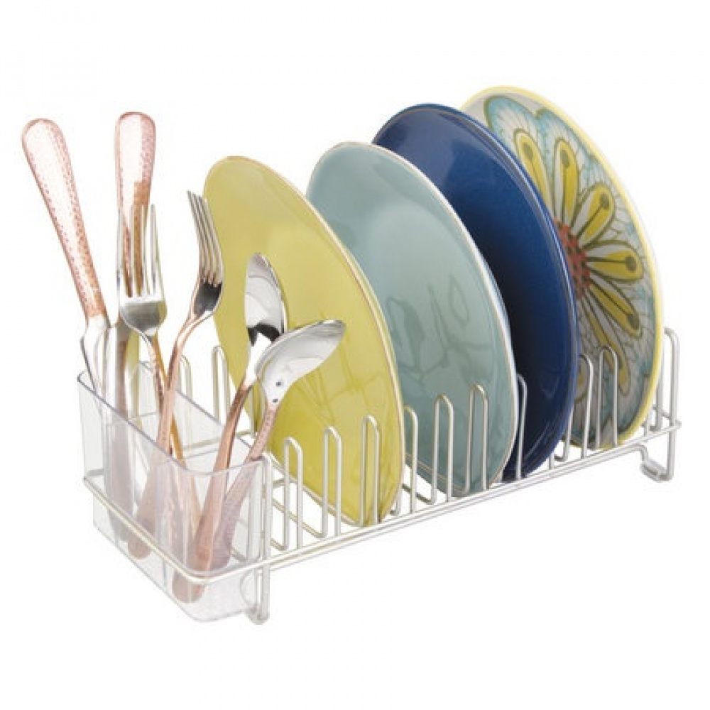 Dish rack, Compact, ID CLASSICO DRAINER, 30,5 x 13,5 x H10 cm, Silver in the group Storage / Kitchen storage / Dish racks and sink accessories at SmartaSaker.se (40458)
