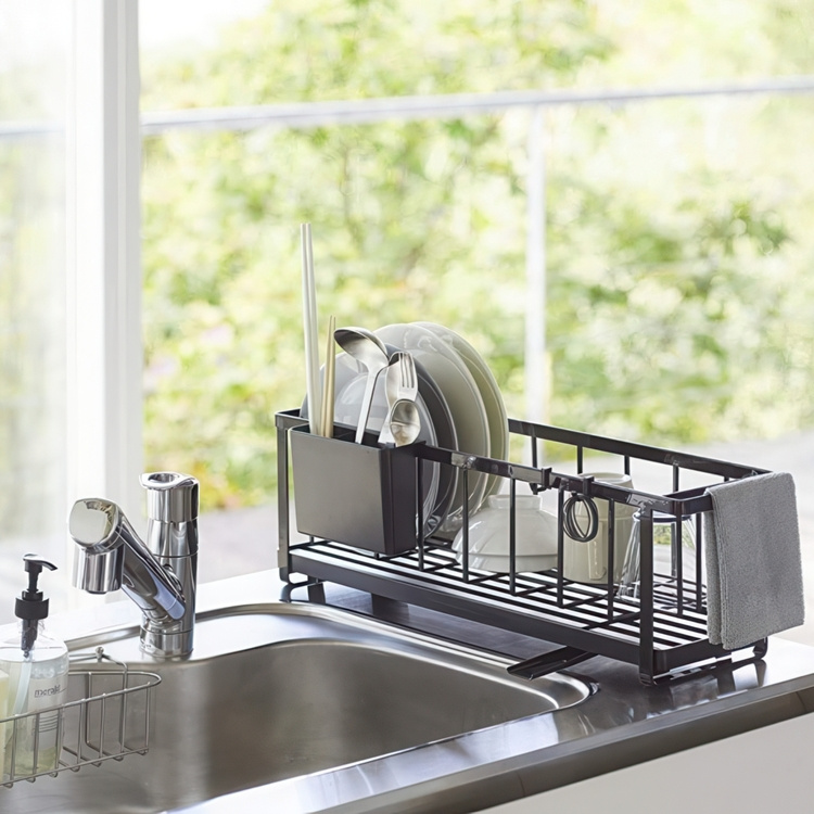 Dish Rack, TOWER SLIM WIRE DISH DRAINER, 16 x 57,5 x H18,5 cm Yamazaki in the group Storage / Kitchen storage / Dish racks and sink accessories at SmartaSaker.se (40460)