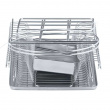 Dish Rack, 2 levels, cutlery basket, EXCLUSIVE DUO, 45 x 23 x H36 cm, stainless steel