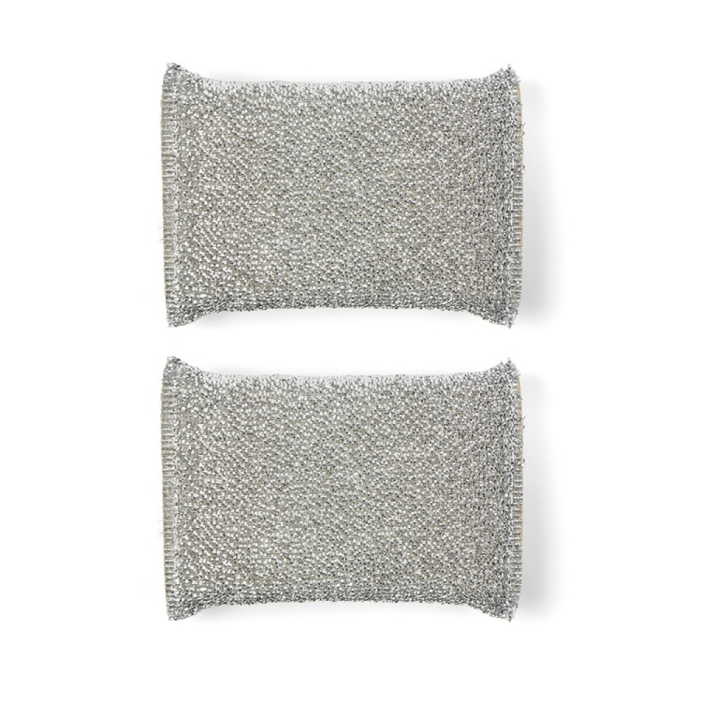 Sponges, Set of 2, RAYEN SOFT PADS, 13 x 8,5 cm, Silver in the group Storage / Cleaning and waste sorting / Cloths and brushes at SmartaSaker.se (40464)