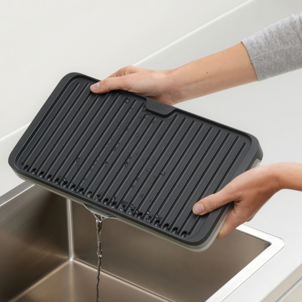 Expandable Draining Board, TIER, Joseph Joseph, Grey in the group Storage / Kitchen storage / Dish racks and sink accessories at SmartaSaker.se (40468)