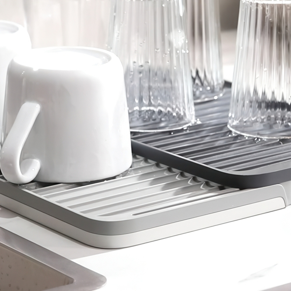 Expandable Draining Board, TIER, Joseph Joseph, Grey in the group Storage / Kitchen storage / Dish racks and sink accessories at SmartaSaker.se (40468)