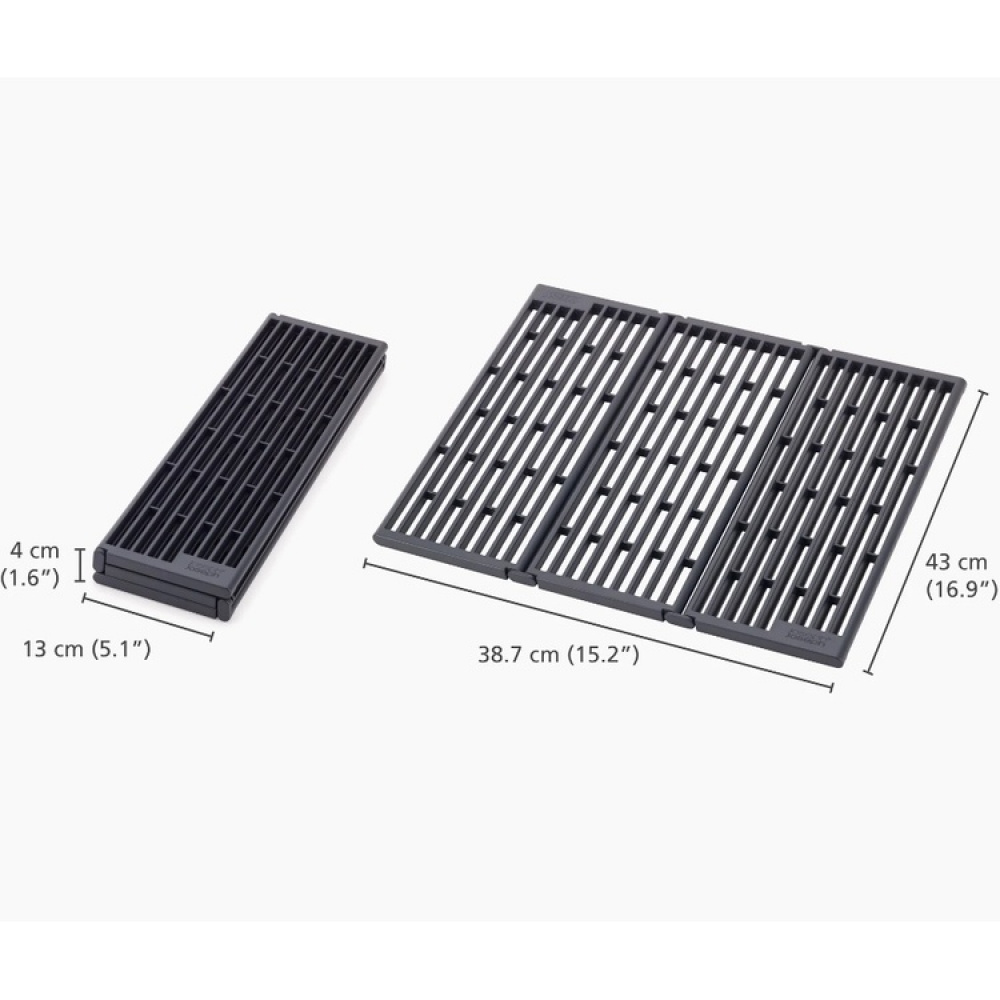 Draining Mat, PLATFORM SINK DRAINER, Joseph Joseph, Grey in the group Storage / Kitchen storage / Dish racks and sink accessories at SmartaSaker.se (40469)
