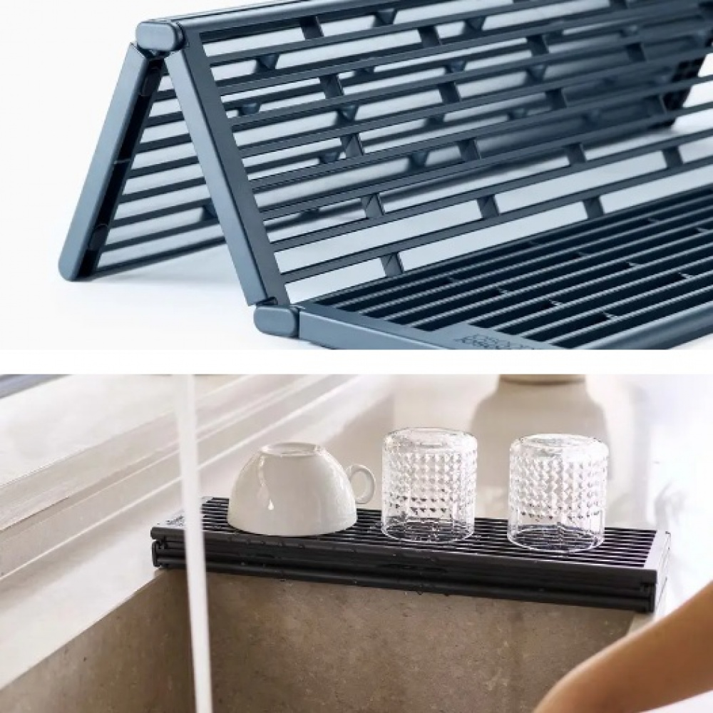 Draining Mat, PLATFORM SINK DRAINER, Joseph Joseph, Grey in the group Storage / Kitchen storage / Dish racks and sink accessories at SmartaSaker.se (40469)