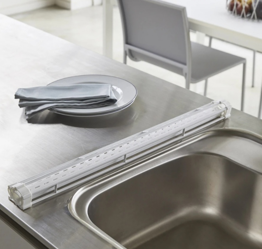 Draining Mat, TOWER FOLDABLE DRAINER, 42 x 26 x H 0,8 cm, Yamazaki, White in the group Storage / Kitchen storage / Dish racks and sink accessories at SmartaSaker.se (40470)