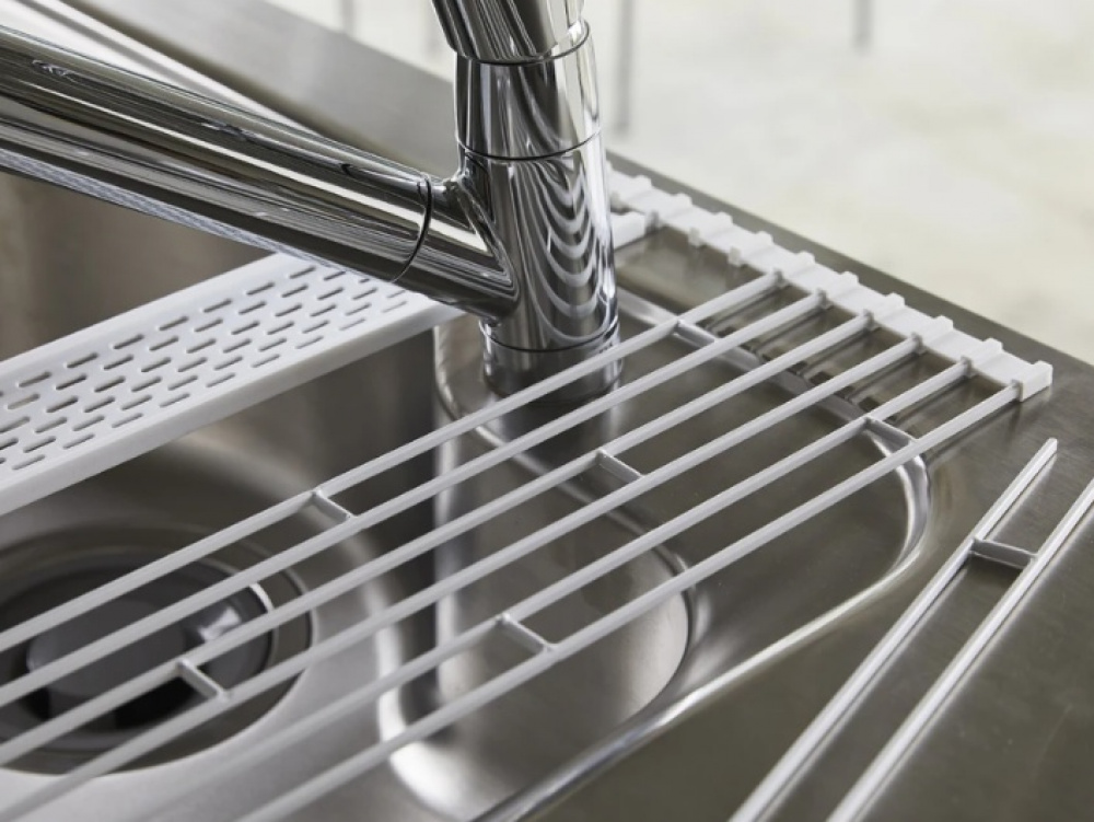 Draining Mat, TOWER FOLDABLE DRAINER, 42 x 26 x H 0,8 cm, Yamazaki, White in the group Storage / Kitchen storage / Dish racks and sink accessories at SmartaSaker.se (40470)