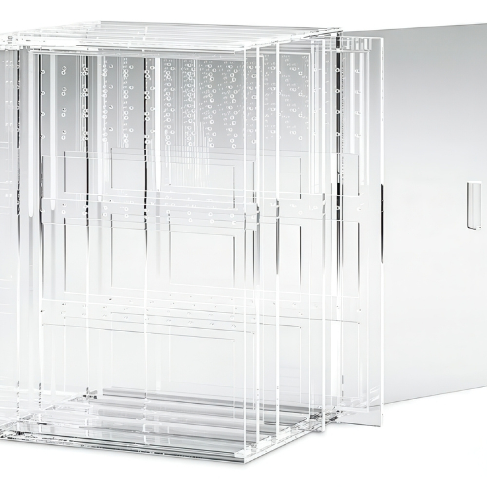 Display för 120 par örhängen, ARTEAGA LARGE BOX, 14 x15,5 x H 23,5 cm, Klar in the group Storage / Bedroom storage / Jewelry storage at SmartaSaker.se (40471)