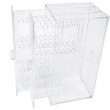 Holder for 32 earrrings, ARTEAGA DISPLAY STAND, 9,3 x 13 x H 24 cm , Clear Holder for 32 earrrings, ARTEAGA DISPLAY STAND, 9,3 x 13 x H 24 cm , Clear