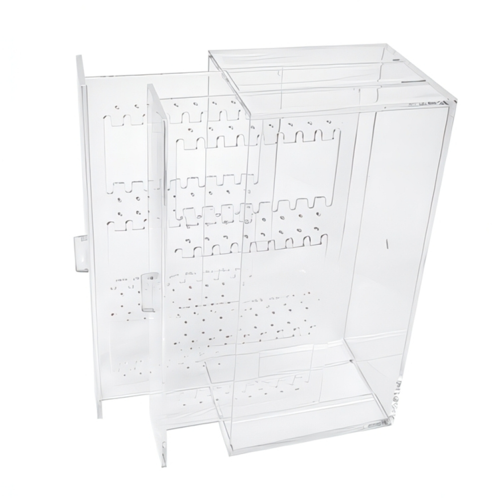Holder for 32 earrrings, ARTEAGA DISPLAY STAND, 9,3 x 13 x H 24 cm , Clear in the group Storage / Bedroom storage / Jewelry storage at SmartaSaker.se (40472)