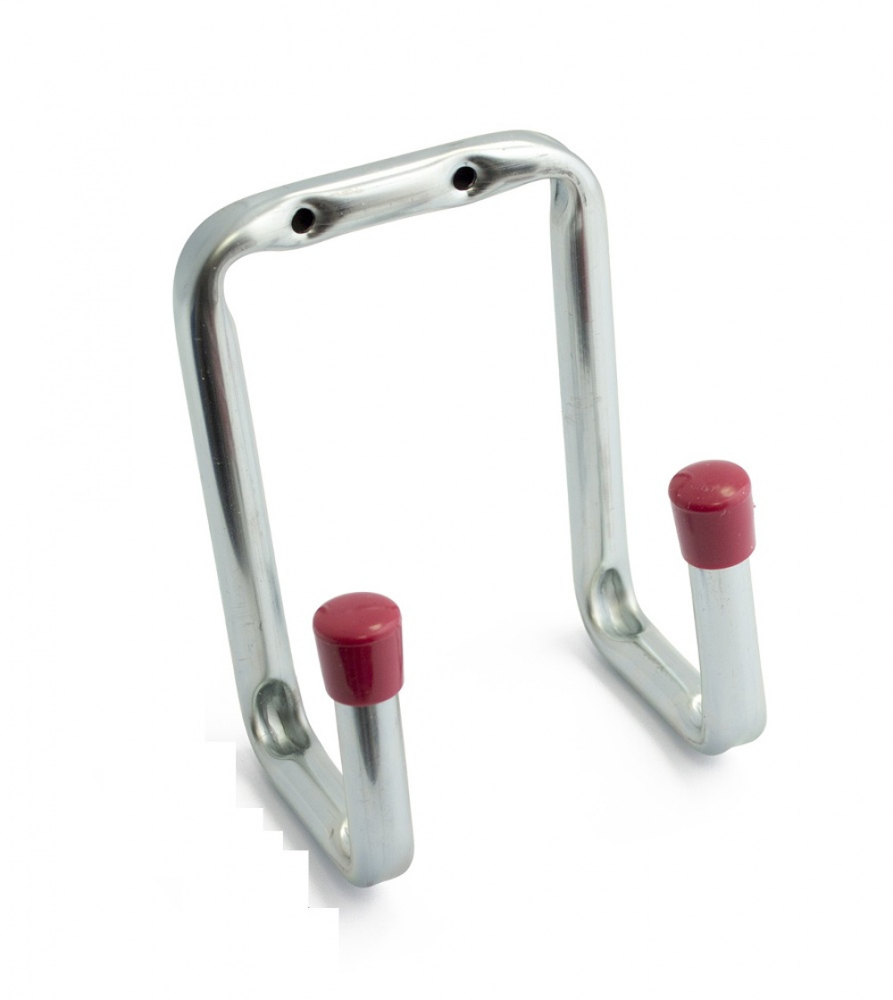 Utility hook, bent, 7cm, HABO 8527, Silver / Red in the group Storage / Storage room and garage / Utensil holders at SmartaSaker.se (40483)