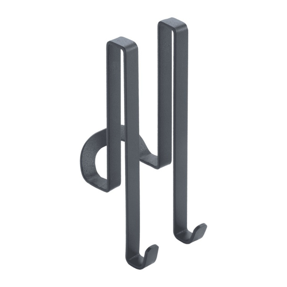 Double hook for shower walls, 8 mm, ORIGIN LAVA, Black in the group Storage / Bathroom storage at SmartaSaker.se (40489)