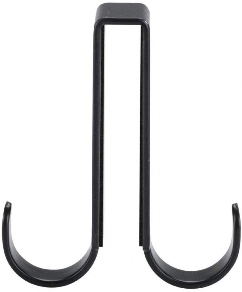 Double hook for shower walls, 8 mm, VIESTE, Black in the group Storage / Bathroom storage at SmartaSaker.se (40490)