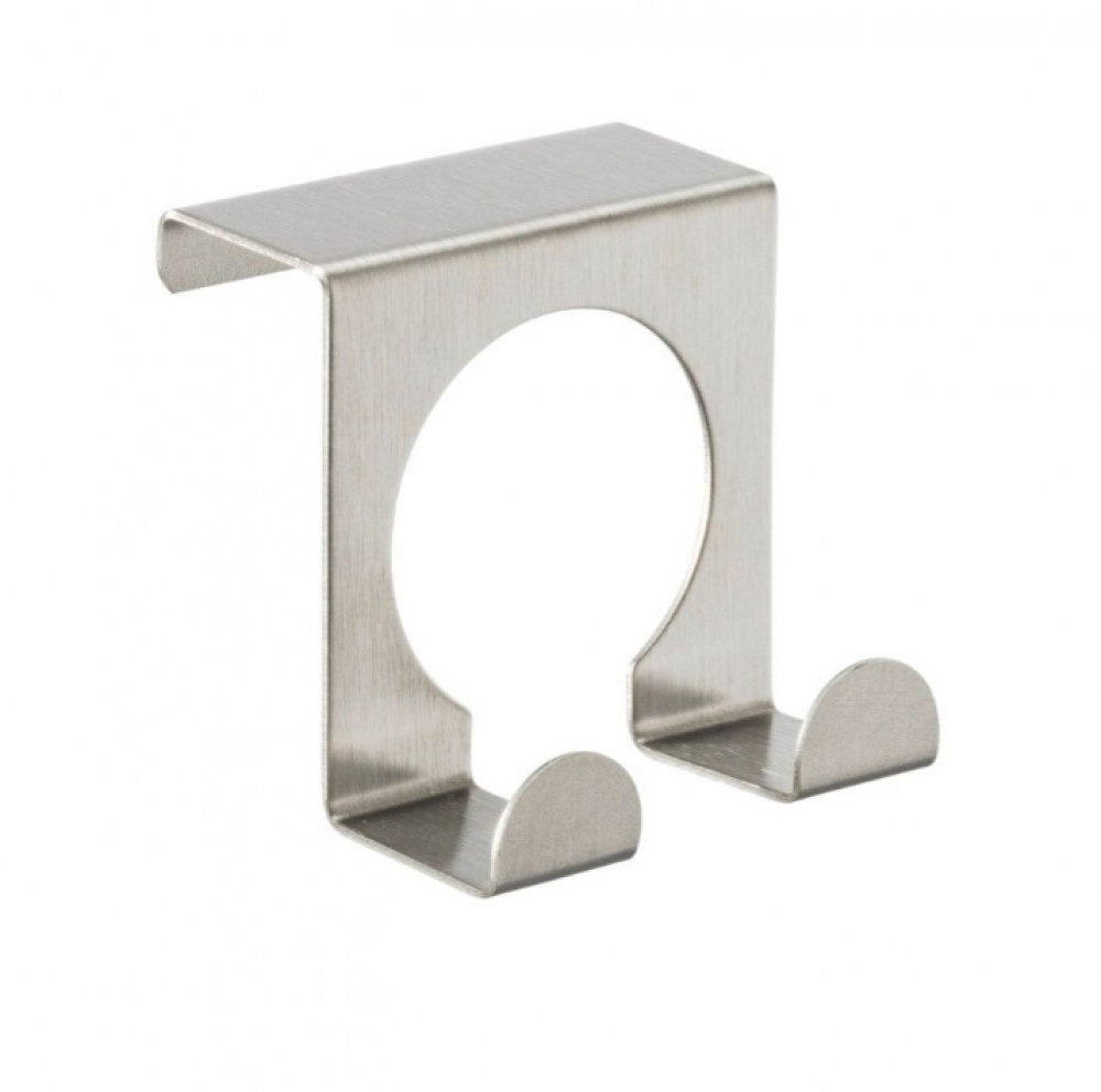 Double Hook for door, 2 cm, Metal, DOPPELHAKEN, Silver in the group Storage / Kitchen storage / Kitchen cabinet organizers / Hooks at SmartaSaker.se (40491)
