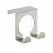 Double Hook for door, 2 cm, Metal, DOPPELHAKEN, Silver Double Hook for door, 2 cm, Metal, DOPPELHAKEN, Silver