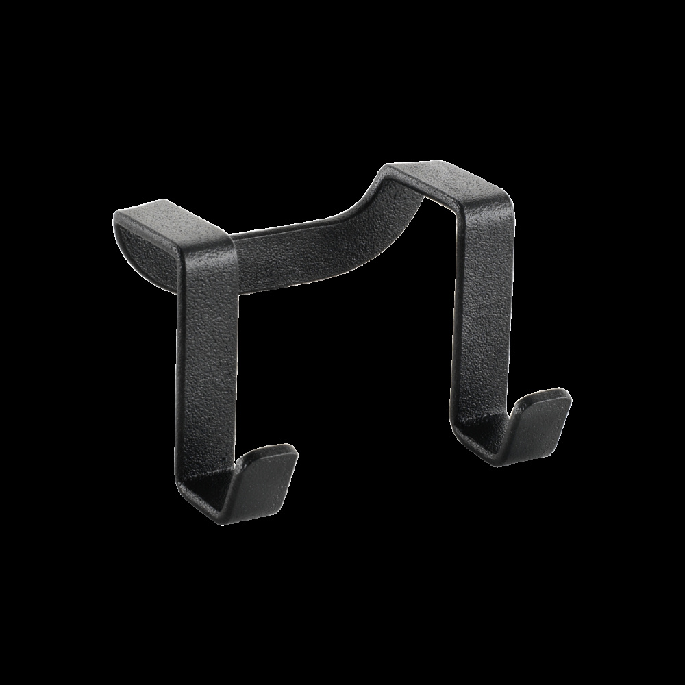 Double Hook in metal, Over cabinet door, GALILEO LAVA, Black in the group Storage / Kitchen storage / Kitchen cabinet organizers / Hooks at SmartaSaker.se (40493)