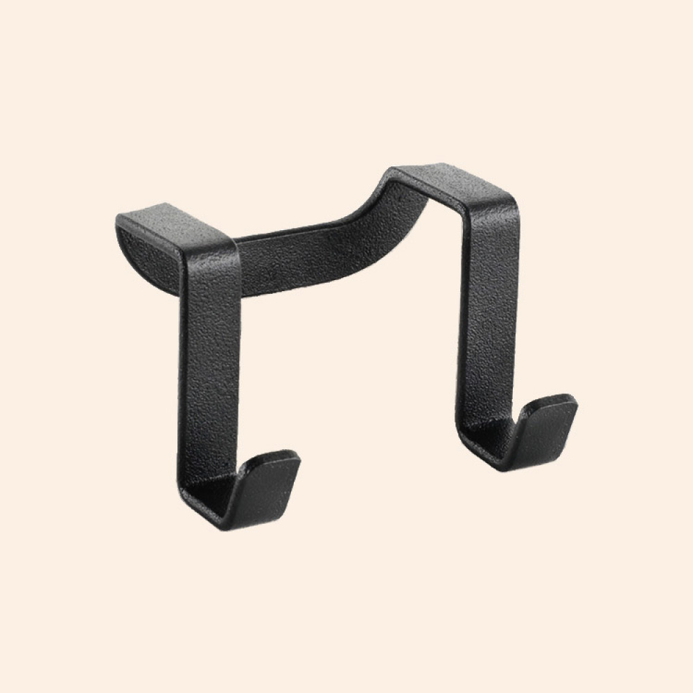 Double Hook in metal, Over cabinet door, GALILEO LAVA, Black in the group Storage / Kitchen storage / Kitchen cabinet organizers / Hooks at SmartaSaker.se (40493)