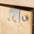 Double Hook for door, Metal, FORMA OTC, Silver Double Hook for door, Metal, FORMA OTC, Silver