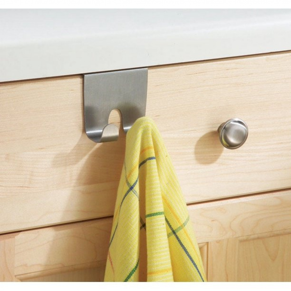 Double Hook for door, Metal, FORMA OTC, Silver in the group Storage / Kitchen storage / Kitchen cabinet organizers / Hooks at SmartaSaker.se (40495)