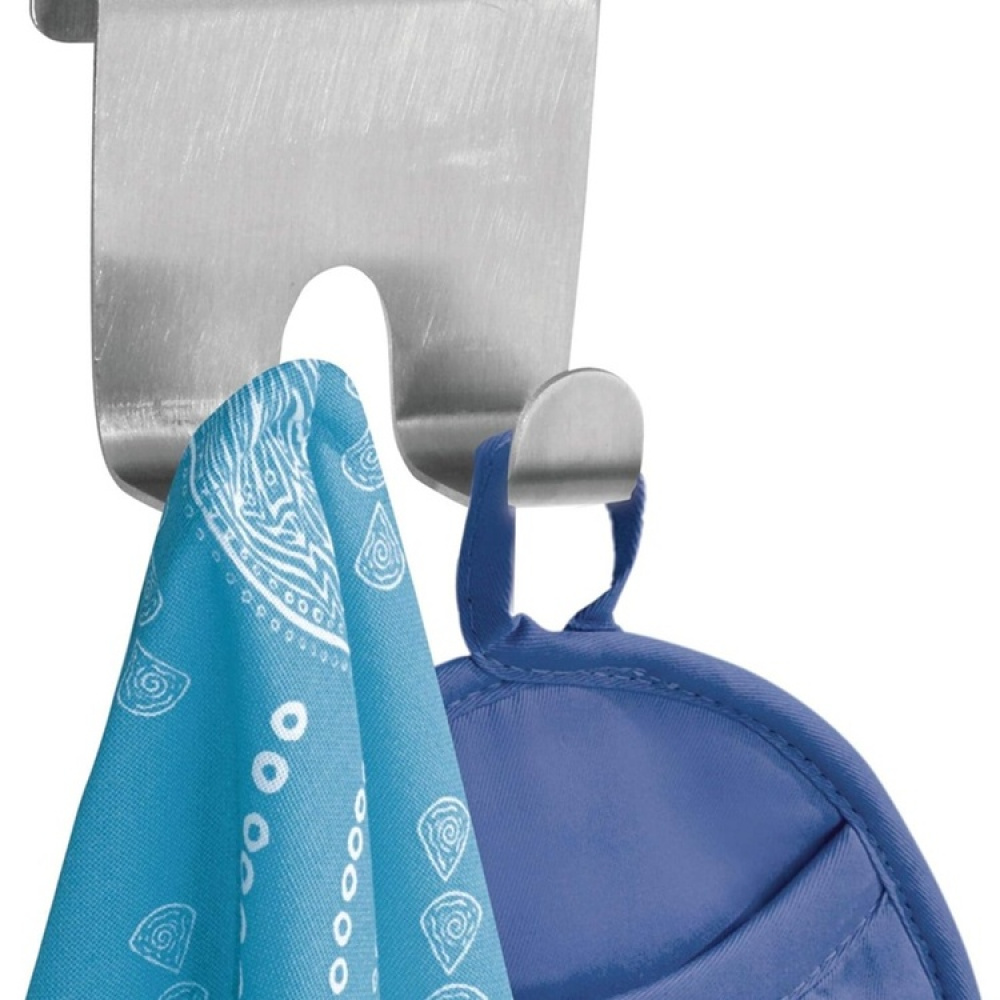 Double Hook for door, Metal, FORMA OTC, Silver in the group Storage / Kitchen storage / Kitchen cabinet organizers / Hooks at SmartaSaker.se (40495)