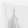 Double hook over door, Metal, GANCHO DOBLE, 3 x 4 x H 18 cm, White Double hook over door, Metal, GANCHO DOBLE, 3 x 4 x H 18 cm, White