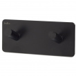 Double hook, Self-adhesive, Square, HABO EDGE, 12 x H 5 cm