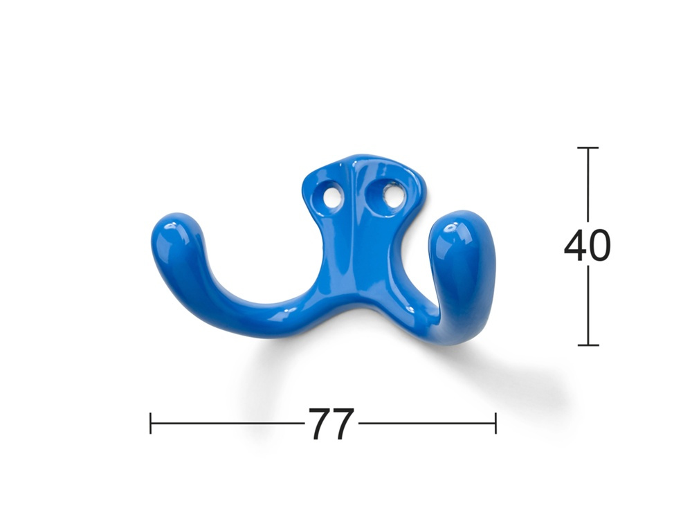 Hooks, MY, Set of 3, Blue in the group Storage / Hallway storage / Hooks and hangers at SmartaSaker.se (40510)