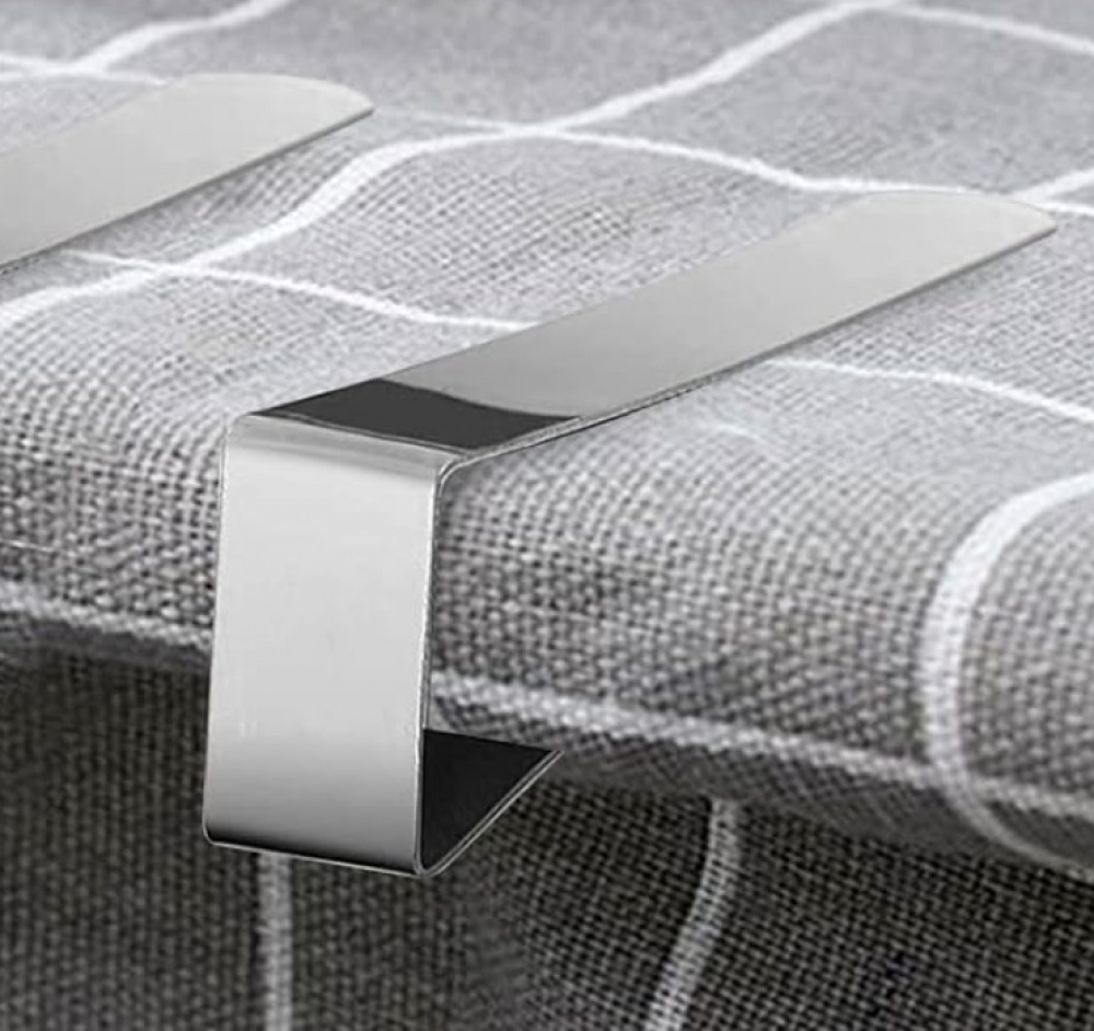 Tablecloth clips, 4 pcs, GASTROMAX, Stainless steel in the group Storage / Kitchen storage at SmartaSaker.se (40513)