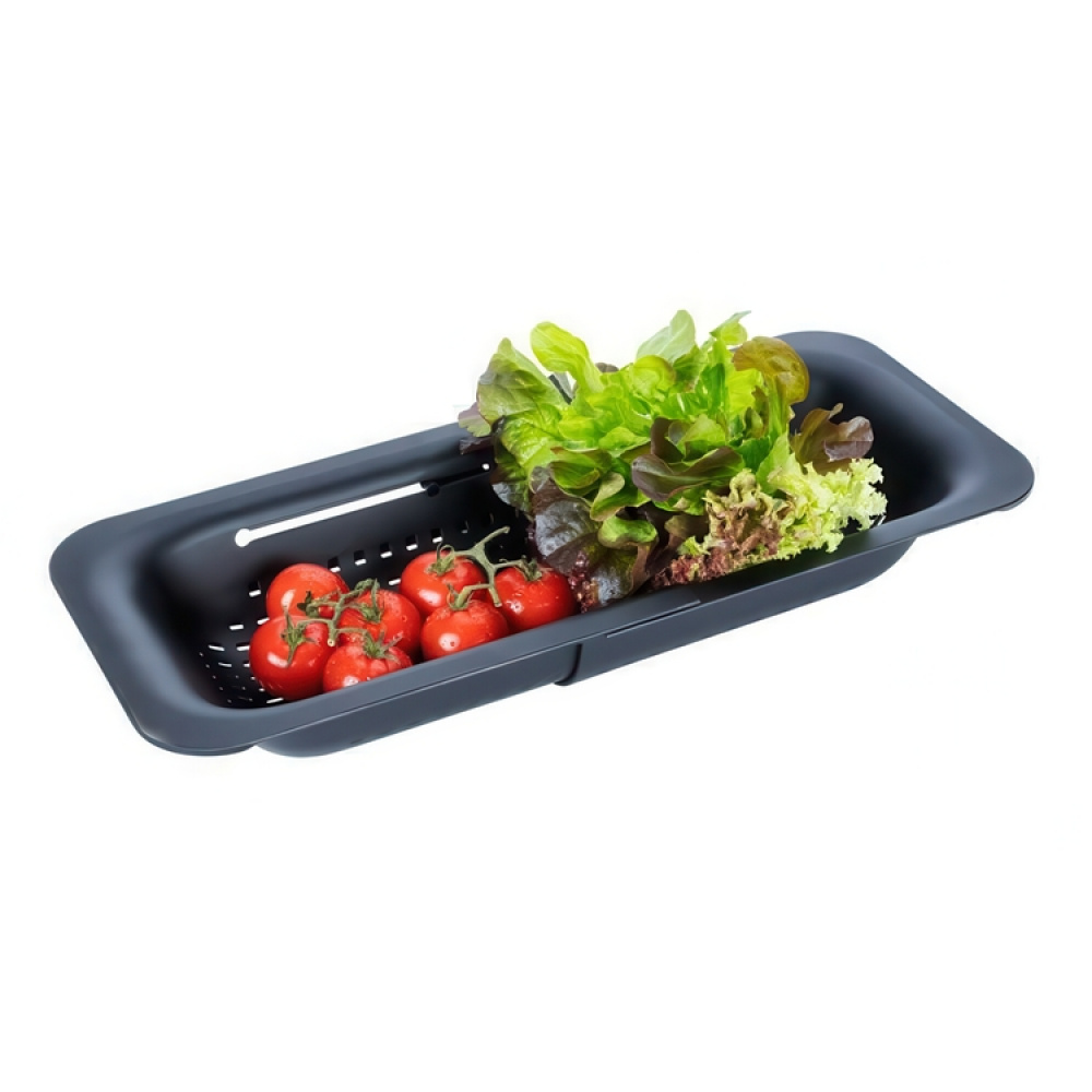 Colander , Over Sink, OUTDOOR COLANDER, 36,5 ~ 50 x 20x H 7 cm, Black in the group Storage at SmartaSaker.se (40514)